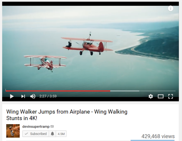 wing walking